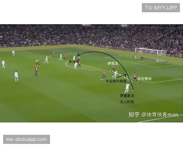 罗德里戈边路盘带制造威胁，连续传中撕开防线成皇马进攻支点